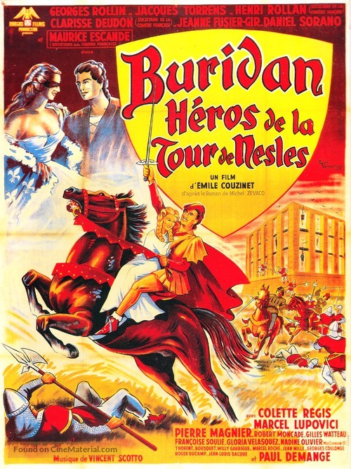 Buridan, h&eacute;ros de la tour de Nesle - French Movie Poster