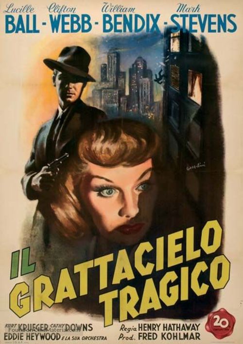 The Dark Corner - Italian Movie Poster