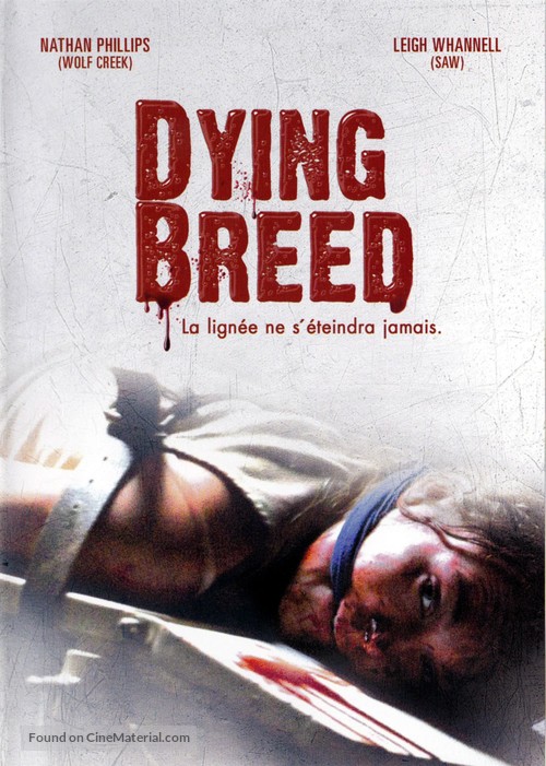 Dying Breed - French DVD movie cover