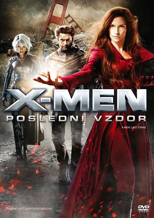 X-Men: The Last Stand - Czech DVD movie cover