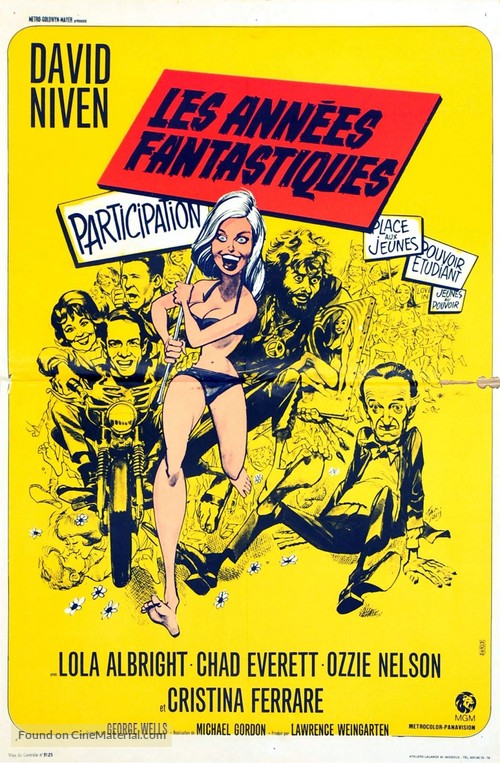 The Impossible Years - French Movie Poster