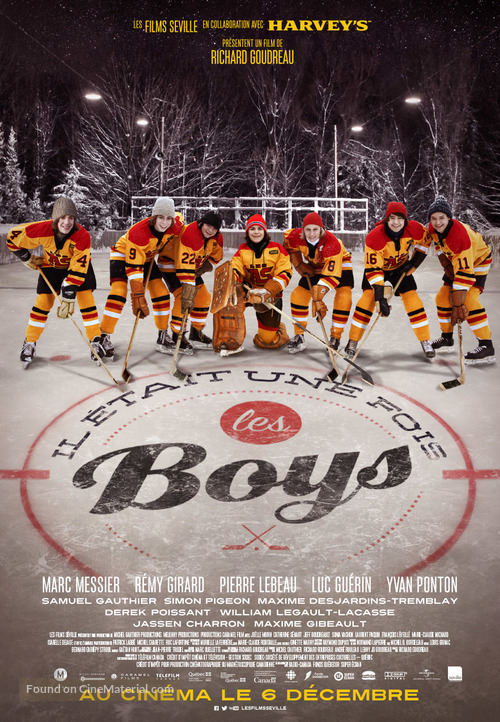 Il &eacute;tait une fois les boys - Canadian Movie Poster