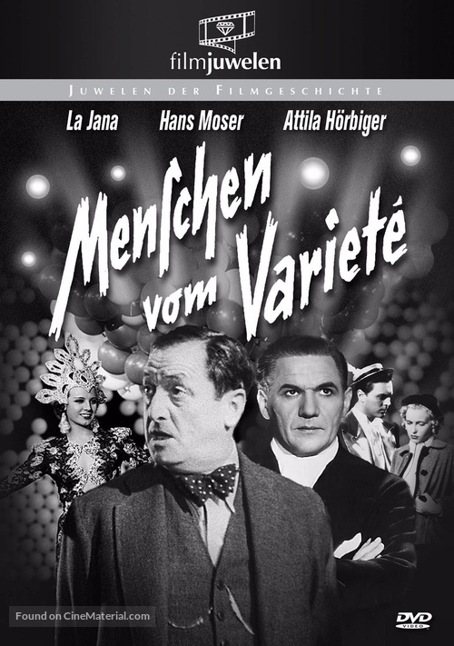 Menschen vom Variet&eacute; - German DVD movie cover