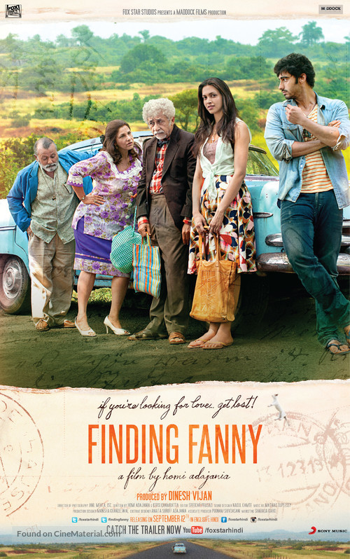 Finding Fanny - Indian Movie Poster
