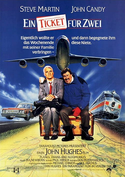 Planes, Trains &amp; Automobiles - German Movie Poster