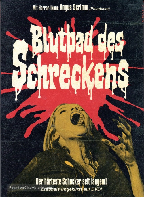 Scream Bloody Murder - German DVD movie cover
