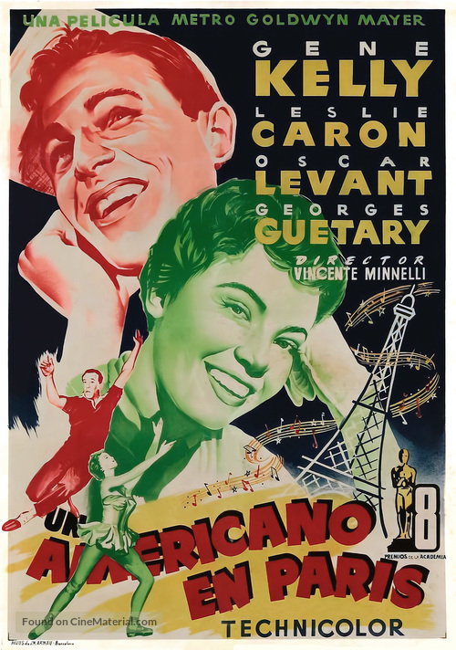 An American in Paris - Spanish Movie Poster