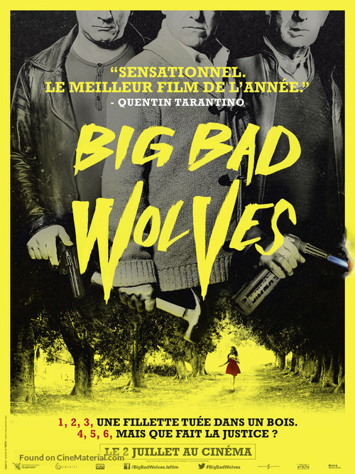 Big Bad Wolves - French Movie Poster