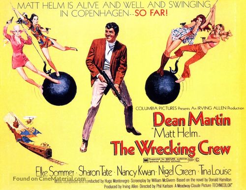 The Wrecking Crew - British Movie Poster