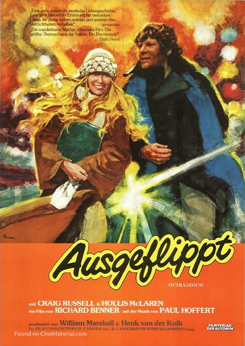 Outrageous! - German Movie Poster