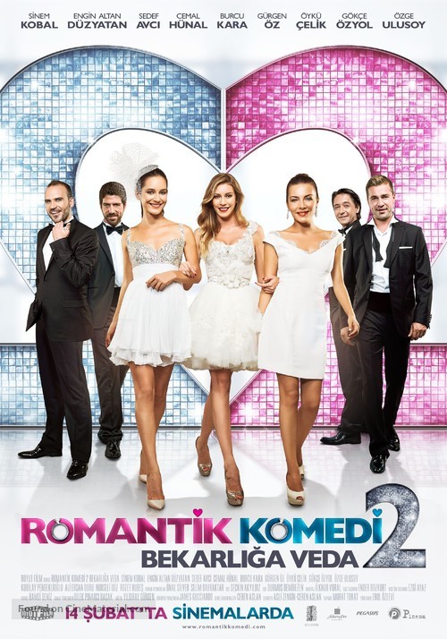 Romantik komedi 2: Bekarliga veda - Turkish Movie Poster