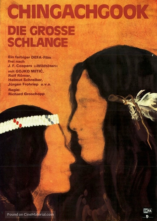 Chingachgook, die gro&szlig;e Schlange - German Movie Poster