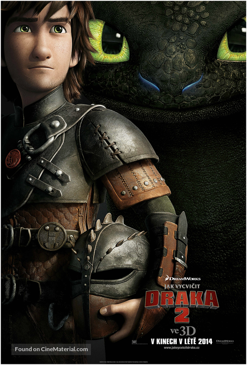How to Train Your Dragon 2 - Czech Movie Poster