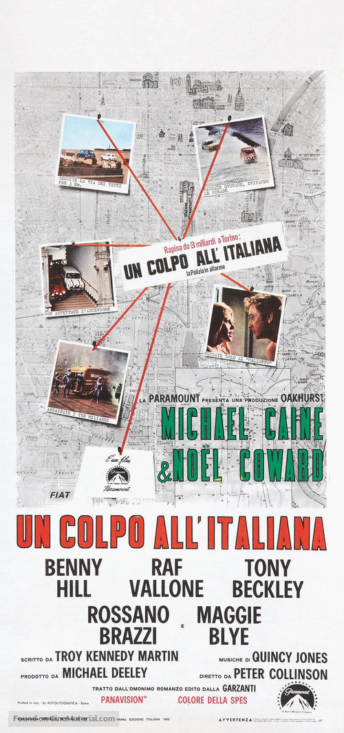 The Italian Job - Italian Movie Poster