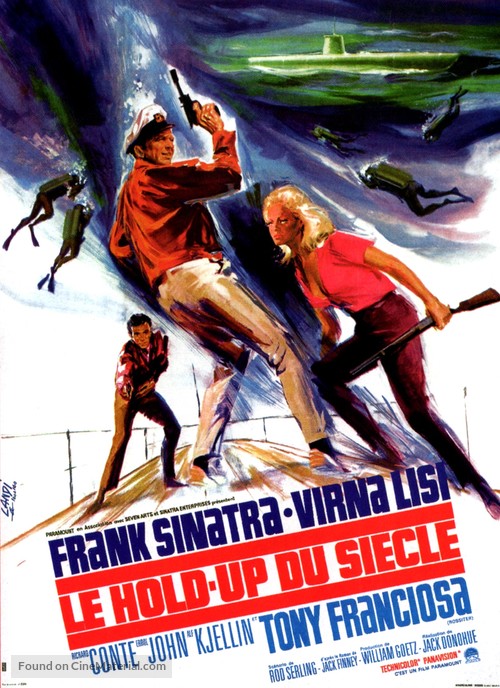 Assault on a Queen - French Movie Poster