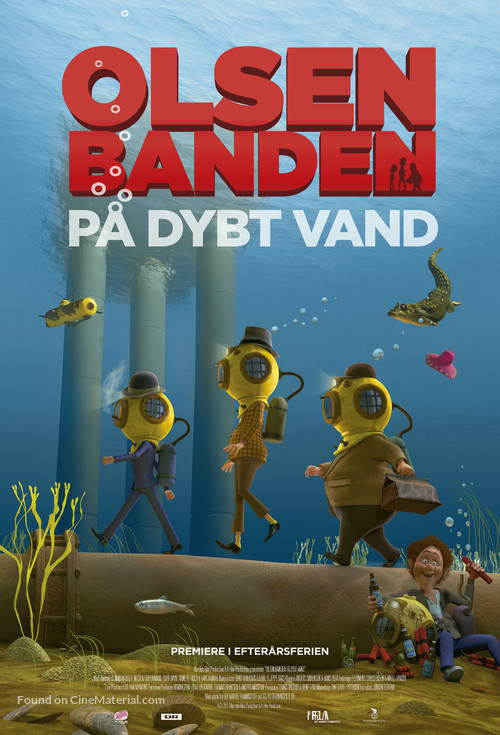 Olsen Banden p&aring; dybt vand - Danish Movie Poster