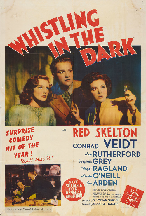 Whistling in the Dark - Australian Movie Poster