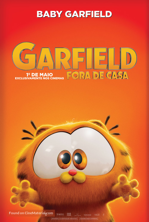 The Garfield Movie - Brazilian Movie Poster