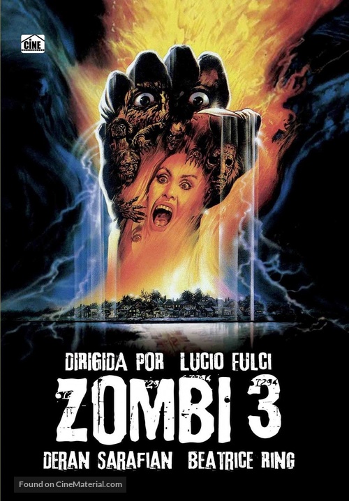 Zombi 3 - Spanish DVD movie cover