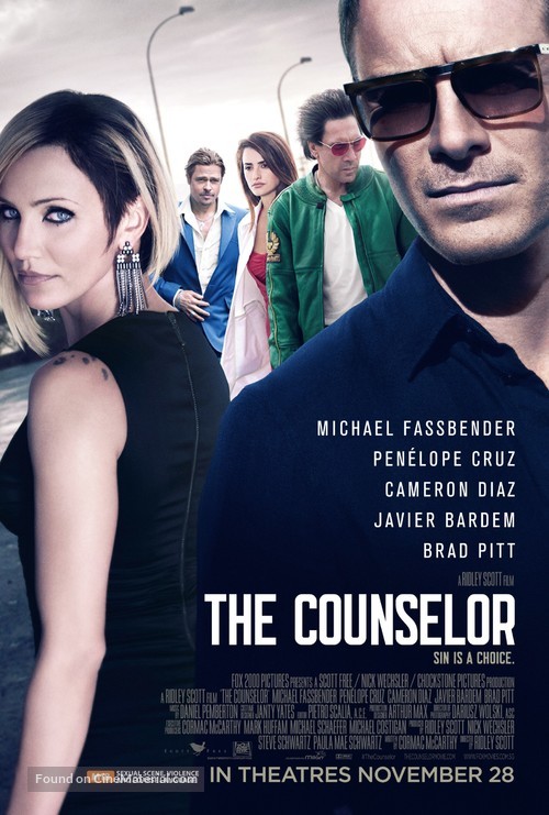 The Counselor - Singaporean Movie Poster