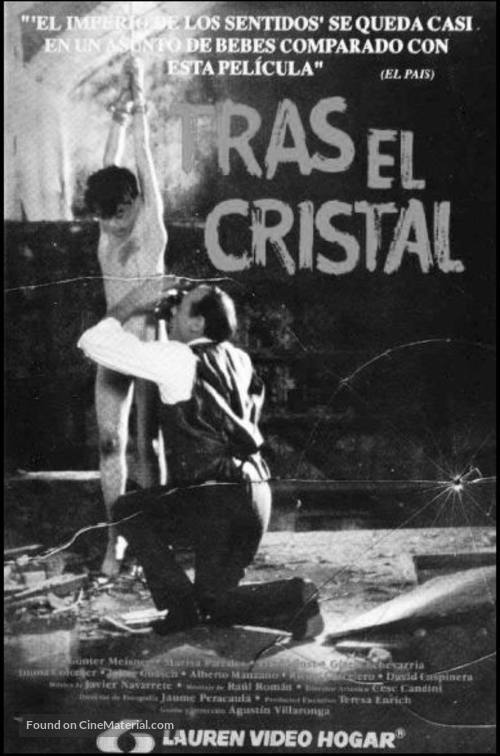 Tras el cristal - Spanish VHS movie cover