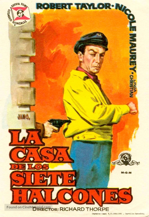 The House of the Seven Hawks - Spanish Movie Poster