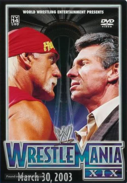 WWE WrestleMania XIX - DVD movie cover
