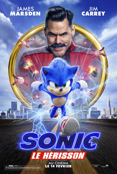 Sonic the Hedgehog - Canadian Movie Poster