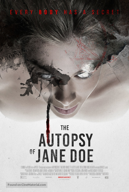 The Autopsy of Jane Doe - Movie Poster