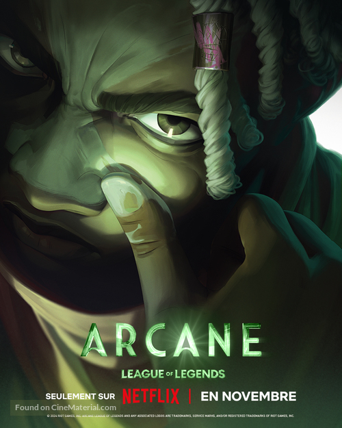 &quot;Arcane: League of Legends&quot; - French Movie Poster