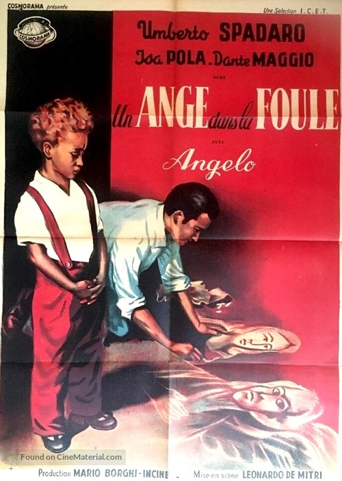 Angelo tra la folla - French Movie Poster