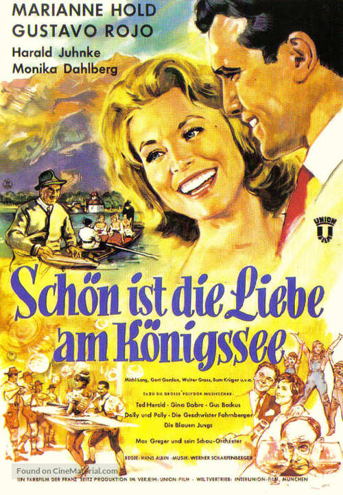 Sch&ouml;n ist die Liebe am K&ouml;nigssee - German Movie Poster