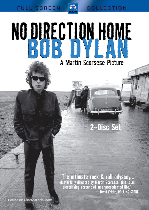 No Direction Home: Bob Dylan - A Martin Scorsese Picture - DVD movie cover