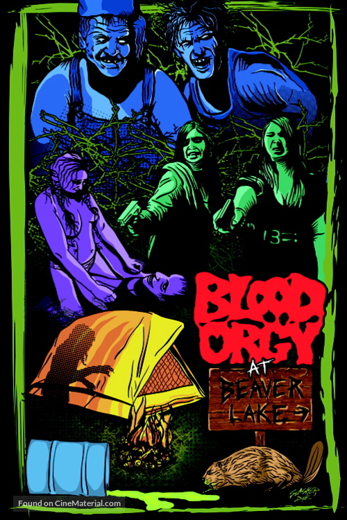 Blood Orgy at Beaver Lake - DVD movie cover