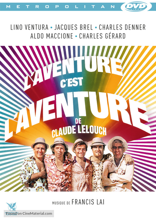 Aventure, c&#039;est l&#039;aventure, L&#039; - French DVD movie cover