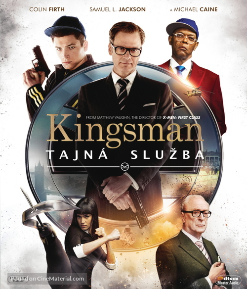 Kingsman: The Secret Service - Czech Blu-Ray movie cover
