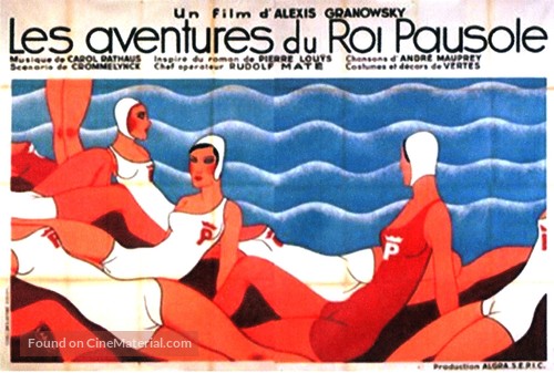 Les aventures du roi Pausole - French Movie Poster