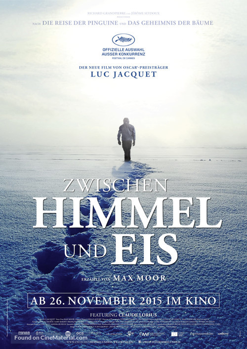 La glace et le ciel - German Movie Poster