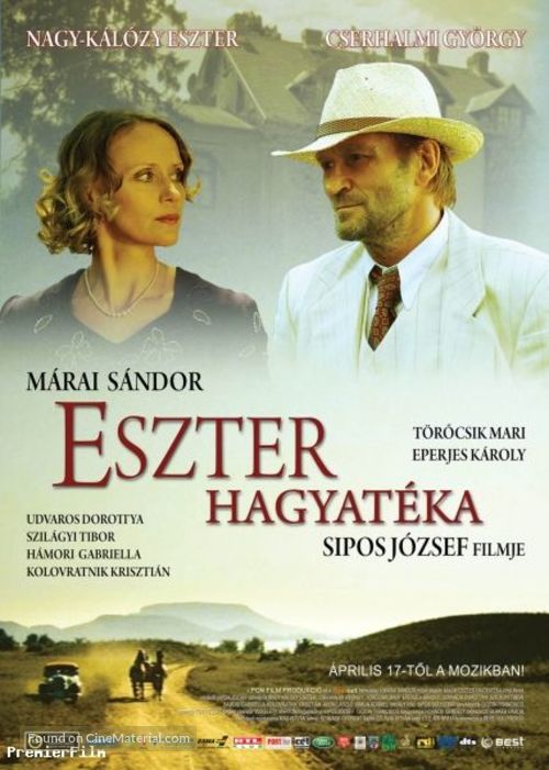 Eszter hagyat&eacute;ka - Hungarian Movie Poster