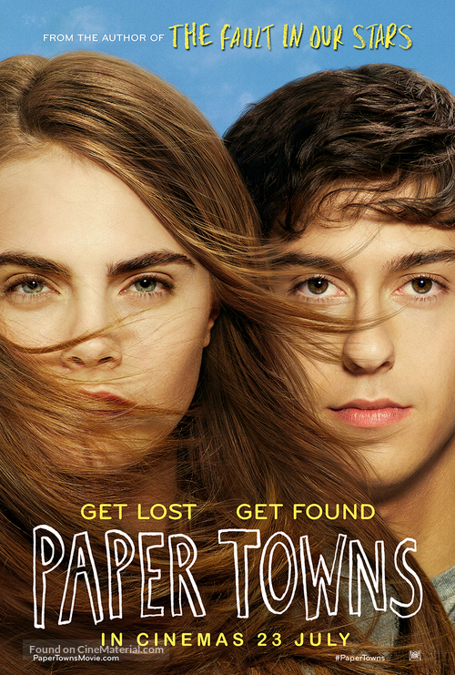 Paper Towns - Malaysian Movie Poster
