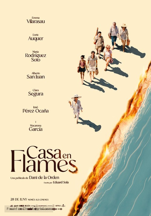 Casa en flames - Andorran Movie Poster