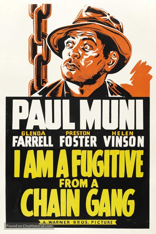 I Am a Fugitive from a Chain Gang - Movie Poster