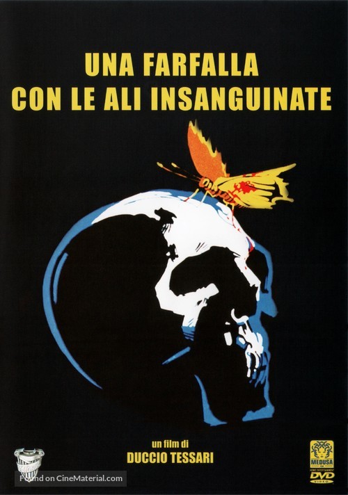 Una farfalla con le ali insanguinate - Italian DVD movie cover