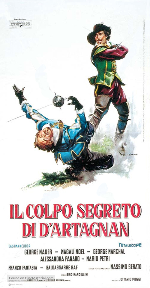 Il colpo segreto di d&#039;Artagnan - Italian Movie Poster