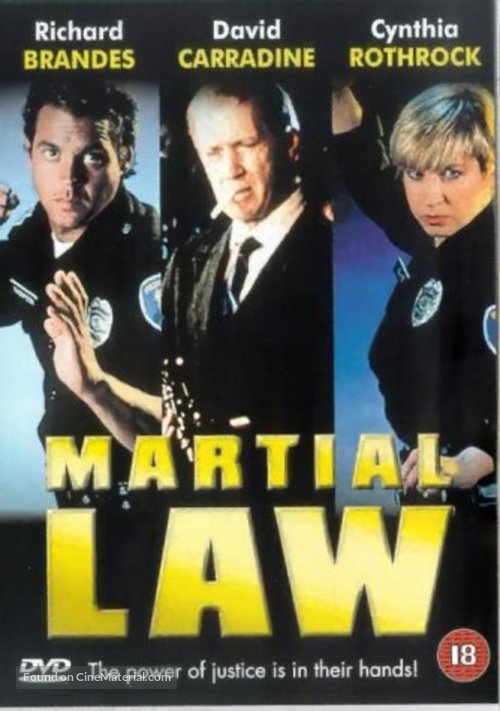 Martial Law - British DVD movie cover
