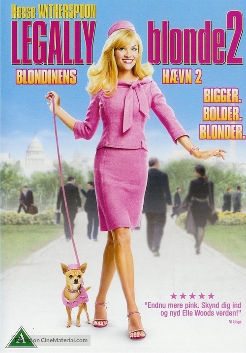 Legally Blonde 2: Red, White &amp; Blonde - Danish Movie Cover