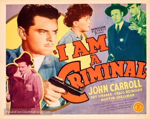 I Am a Criminal - Movie Poster