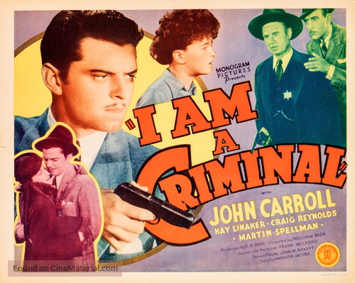 I Am a Criminal - Movie Poster