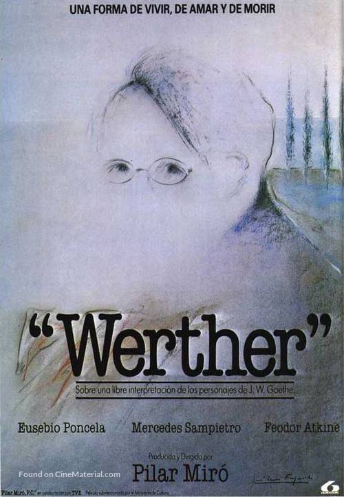 Werther - Spanish Movie Poster