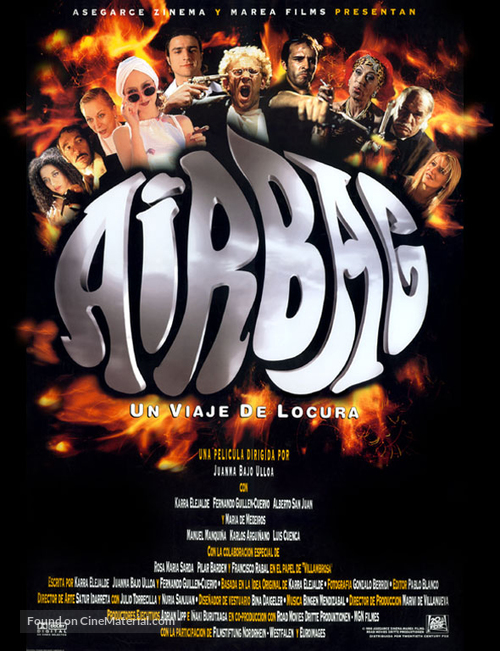Airbag - Mexican Movie Poster